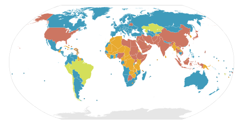 Status der Todesstrafe in allen Staaten