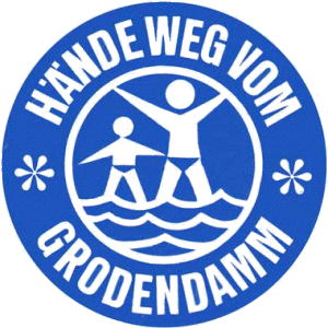 Logo Hände weg vom Grodendamm